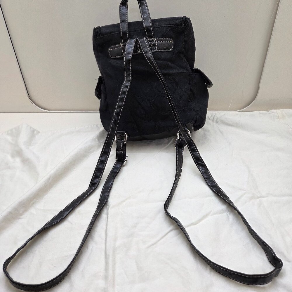 Black Mini Backpack | Compact, Hands-Free - Picture 2 of 4